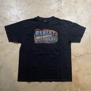 Vintage Harley Davidson Blue Springs T-Shirt 2XL Biker 2 Sided